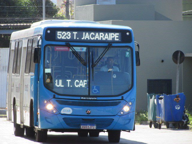 Passagem do Transcol passa a custar R$4,90 a partir deste domingo (12)